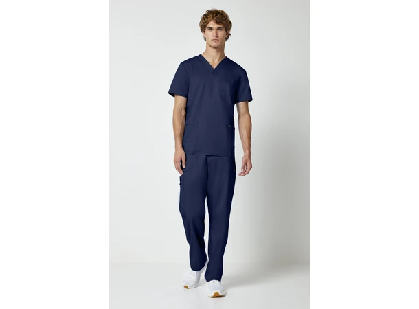 Revolution Herretunika med V-hals Navy L 