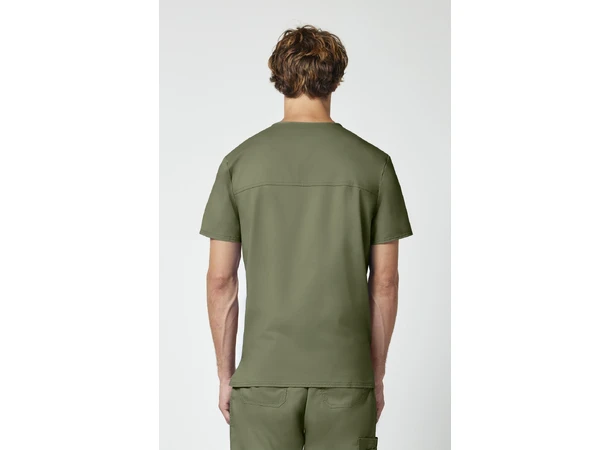 Revolution Herretunika med V-hals Olive L 