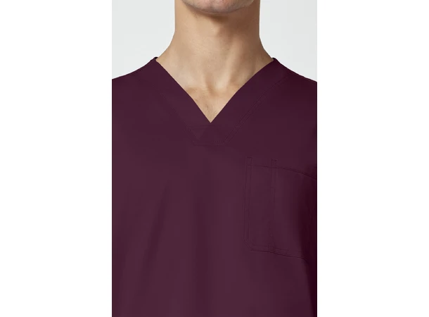 Revolution Herretunika med V-hals Wine XL 