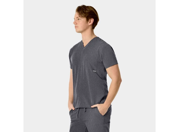 SANTIAGO Herretunika med brystlomme Heather Grey S 