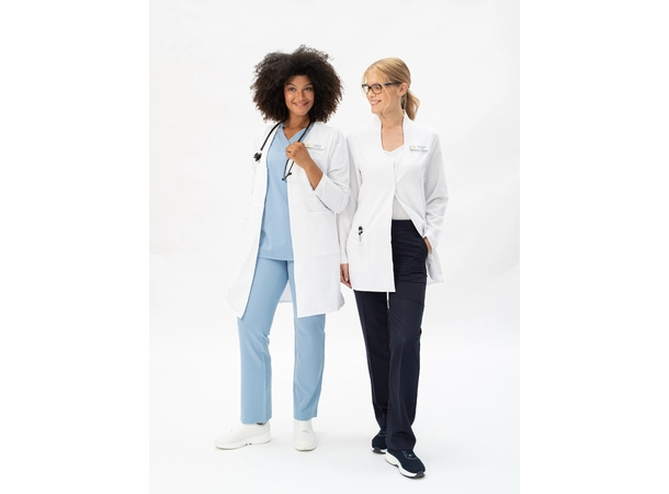 Virginia Legefrakk Pure White M 