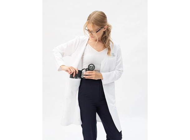 Virginia Legefrakk Pure White M 