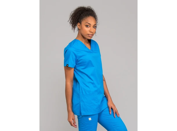 ANA Flex Dametunika med V-hals Neon Blue  S 