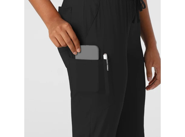 Boundless Damebukse med strikk i ben Black M 