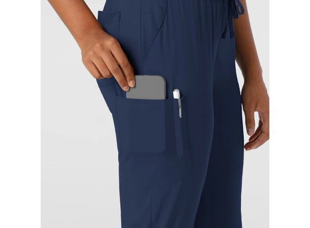Boundless Damebukse med strikk i ben Navy XXL 