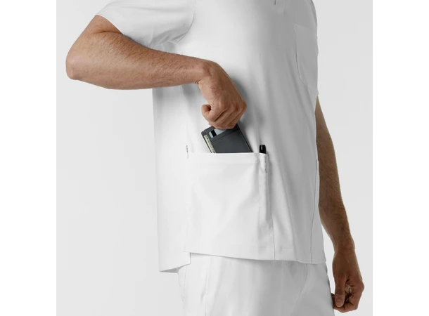 Boundless Herretunika med V-hals White XS 