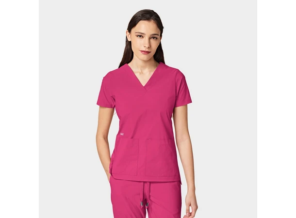 CRESSY Dametunika med V-hals Hot Pink 3XL 