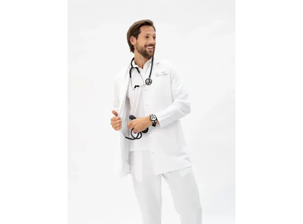 Edward Legefrakk for herre Pure White S 