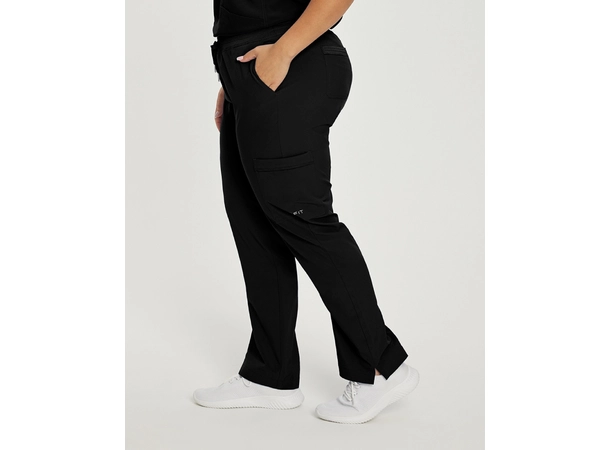 FIT Damebukse med strikk i livet Black XXL 
