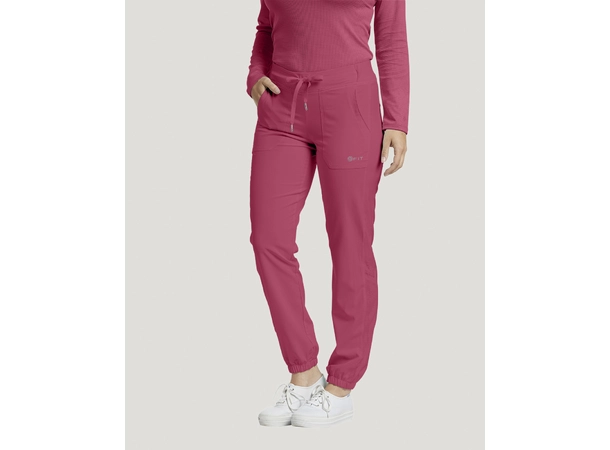 FIT bukse med strikk i ben Holly Berry S 