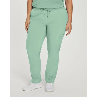 FIT bukse med strikk i livet Mineral Green XS