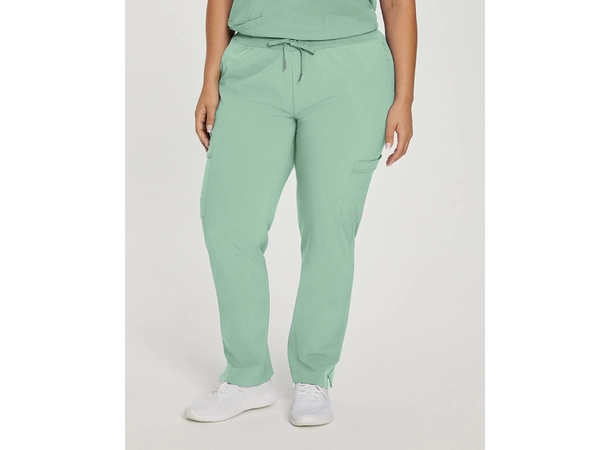 FIT bukse med strikk i livet Mineral Green XS 