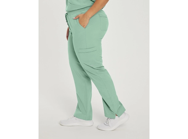 FIT bukse med strikk i livet Mineral Green XS 
