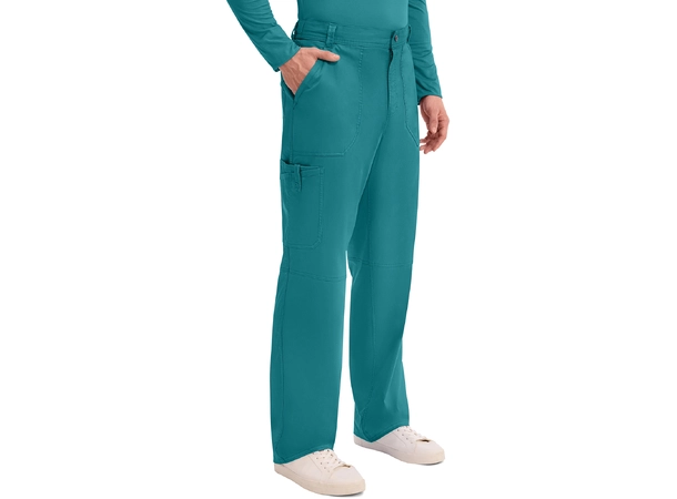 Herrebukse med rette ben Teal Blue XXL 