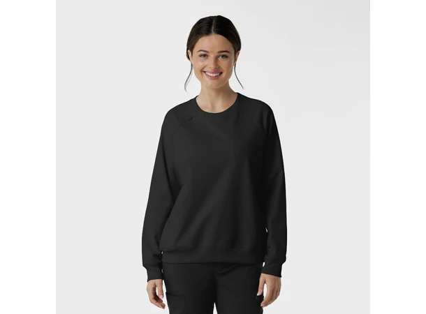Layers Damegenser med rund hals Black L 