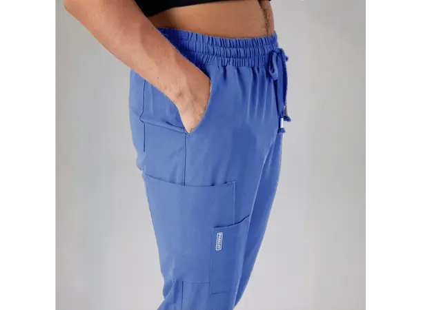 NICO Herrebukse med strikk i ben Ceil Blue L 