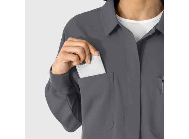 Nurtur Dame skjortejakke Pewter 4XL 