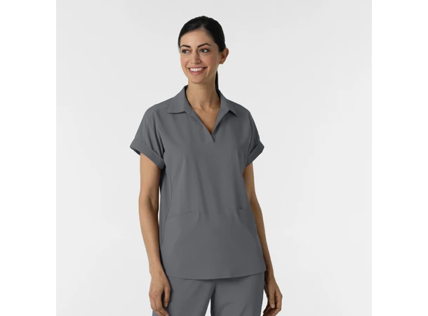 Renew Damtunika med krage Pewter XL 