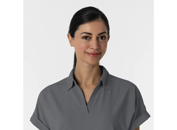 Renew Damtunika med krage Pewter XL 