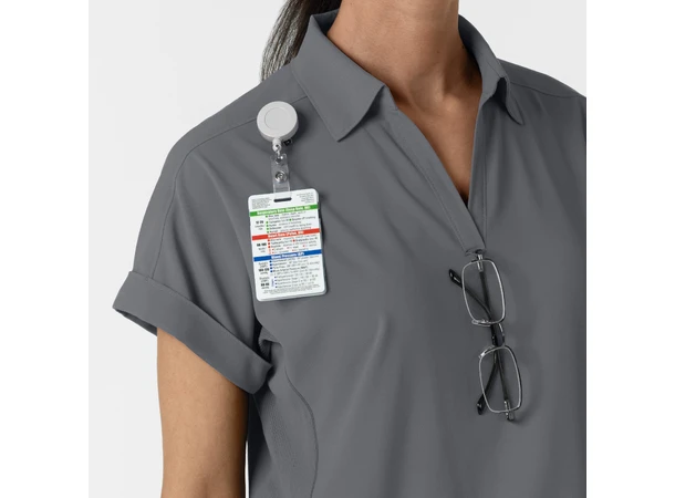 Renew Damtunika med krage Pewter XL 