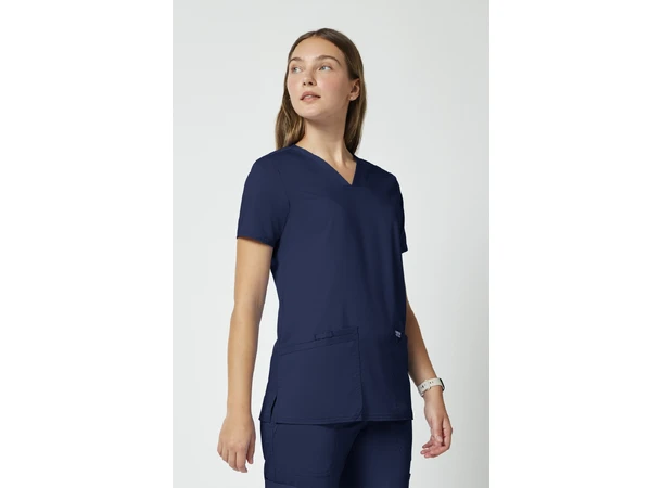 Revolution Dametunika med V-hals Navy XXS 