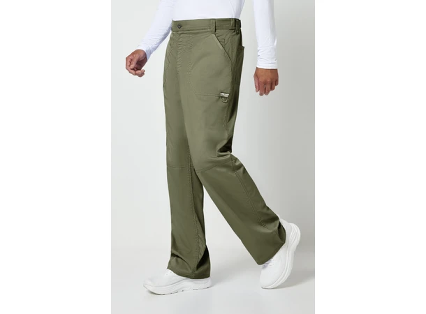 Revolution Herrebukse med rette ben Olive XXS 