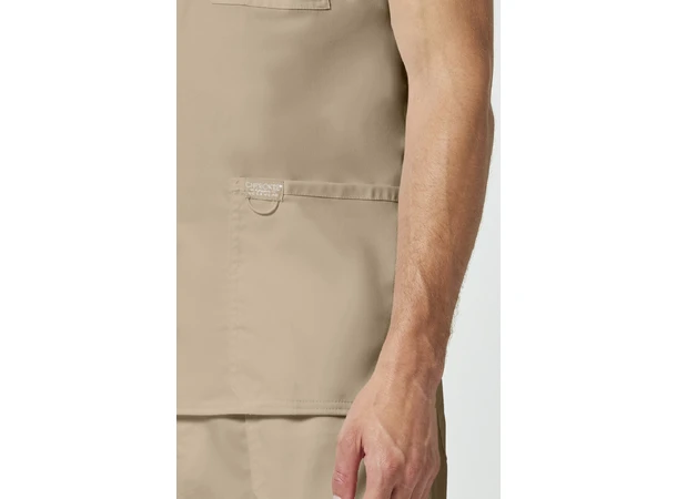 Revolution Herretunika med V-hals Khaki XXS 