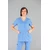 Cindy Dametunika med knapper i front Blue XS 