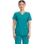 Revolution Dametunika med V-hals Teal Blue M 