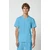 Revolution Herretunika med V-hals Turquoise L 
