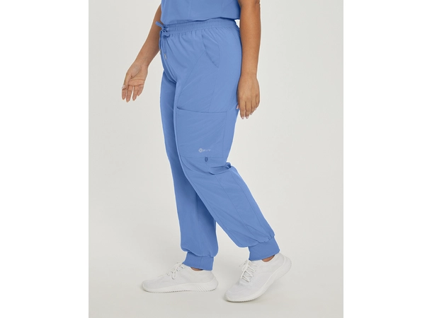 Fit Joggebukse med strikk i ben 