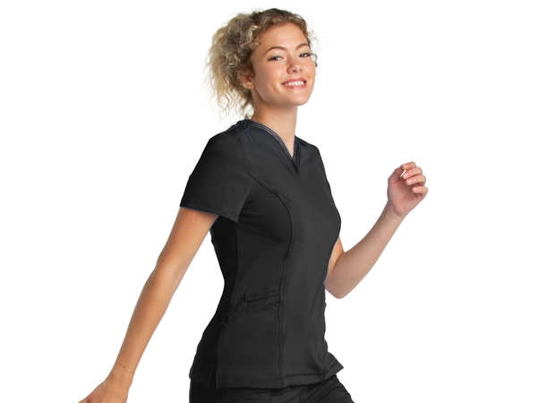 Impulse V-tunika med freshe detaljer Black XS 