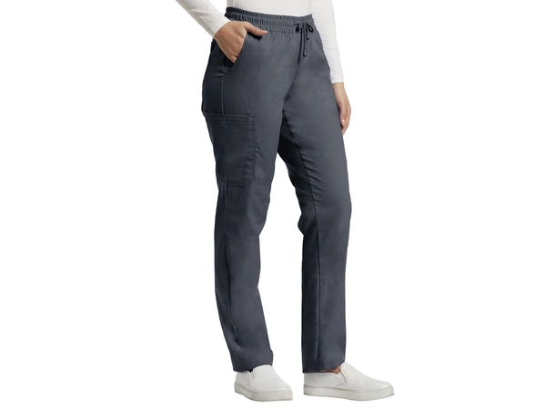 Basic bukse med snøring i livet Pewter XL 