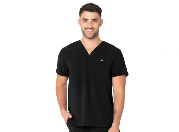 Performance herre tunika med brystlomme Black XL 