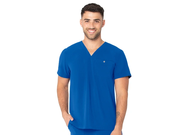Performance herre tunika med brystlomme New Royal XL 