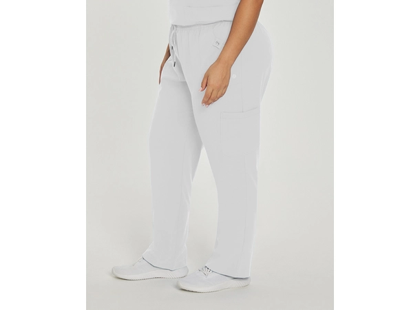 Marvella bukse med smale ben White 3XL 