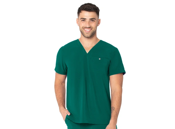 Performance herre tunika med brystlomme Hunter Green XXL 