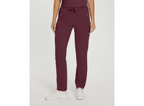 Marvella bukse med smale ben Wine (Burgundy) 3XL 
