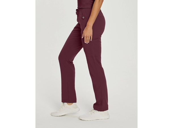 Marvella bukse med smale ben Wine (Burgundy) 3XL 